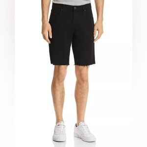 J Brand Premium Stretch Twill Black Eli Short Relaxed Fit